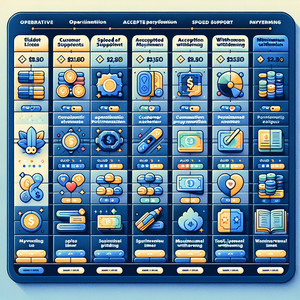 Comparison of different online platforms