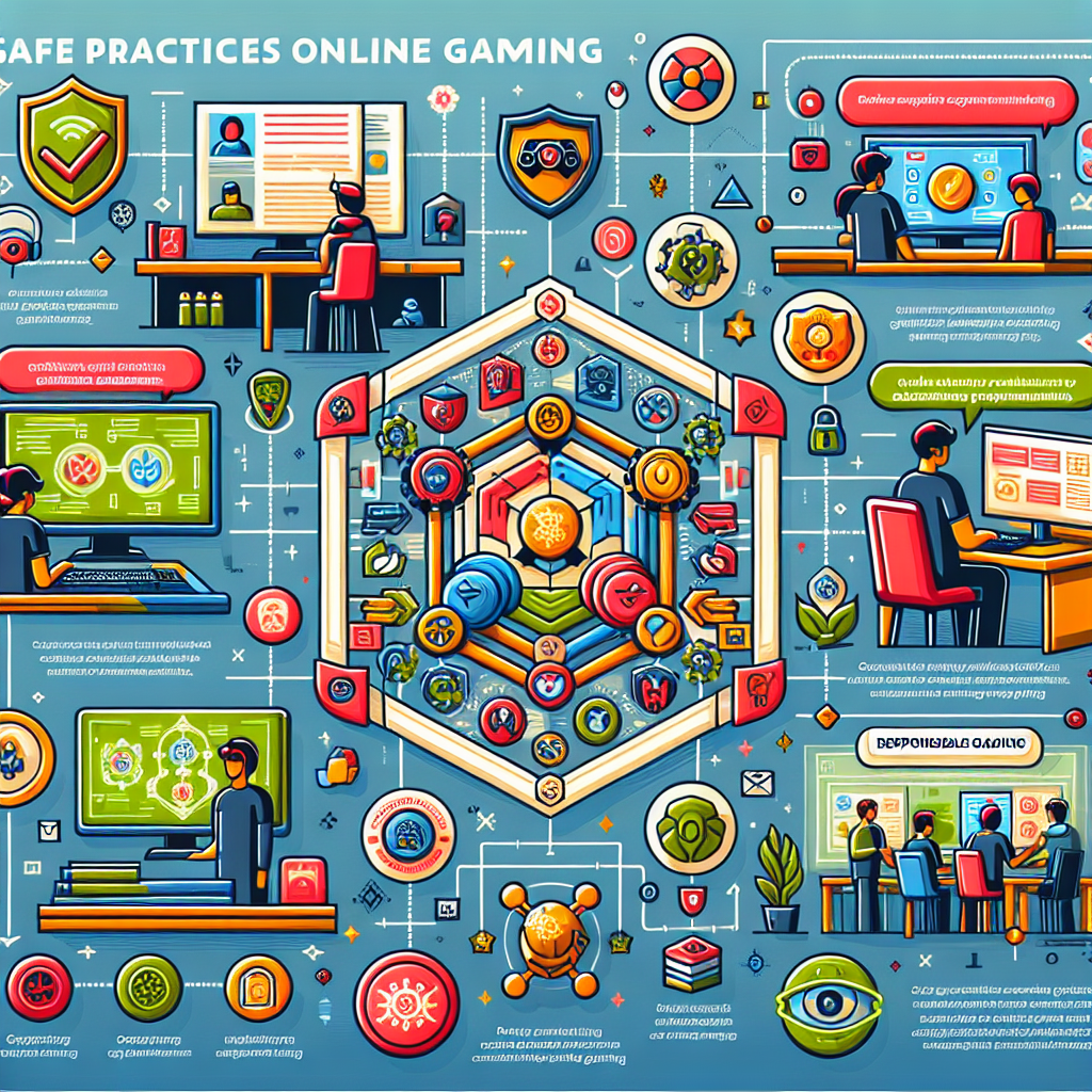 A visual representation of online gaming safety